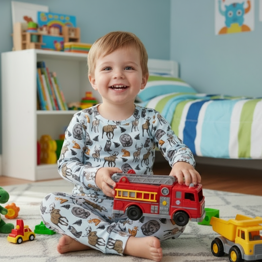 Into the Wild Big Kid Pajama - Cozy Boys Sleepwear Adventure