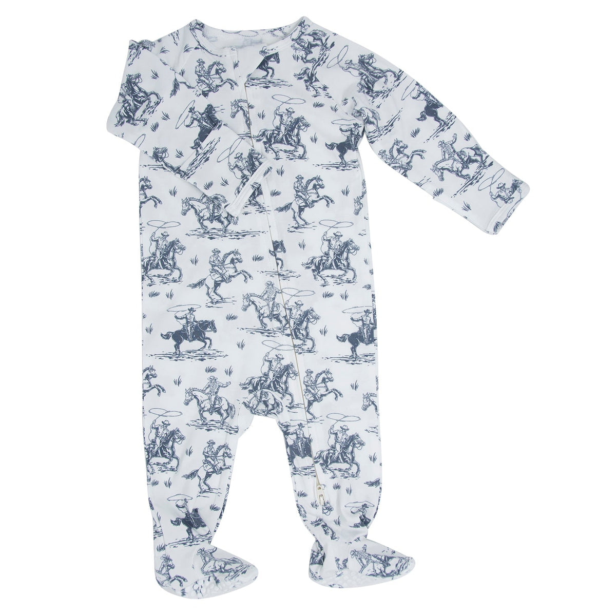 Rip's Ranch Zipper Footie - Cozy Sleep for Baby Boys