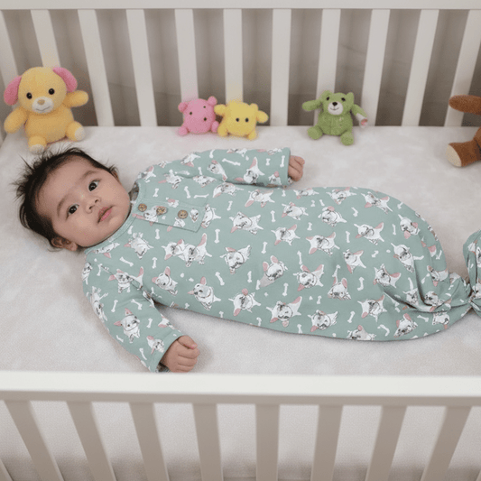 Ruff and Stuff Knotted Gown - Perfect for Little Ones