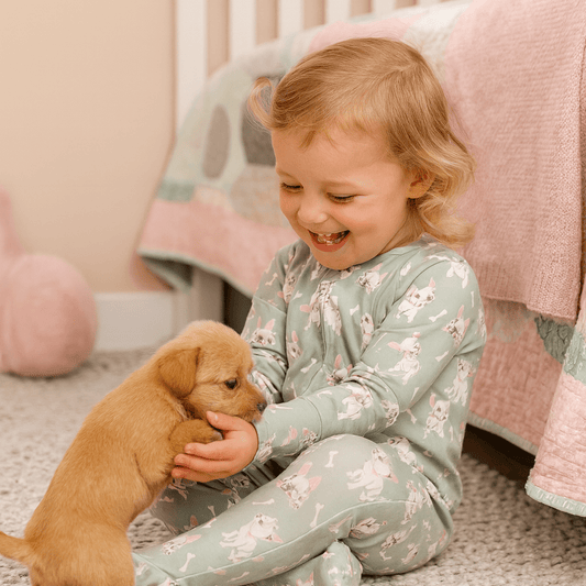 Ruff and Stuff Zipper Footie - Perfect for Little Ones