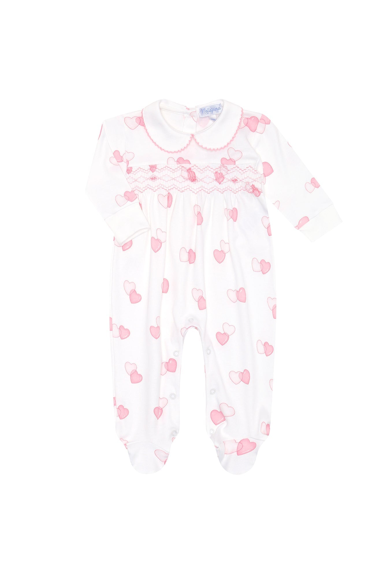 Sweetheart Smocked Footie