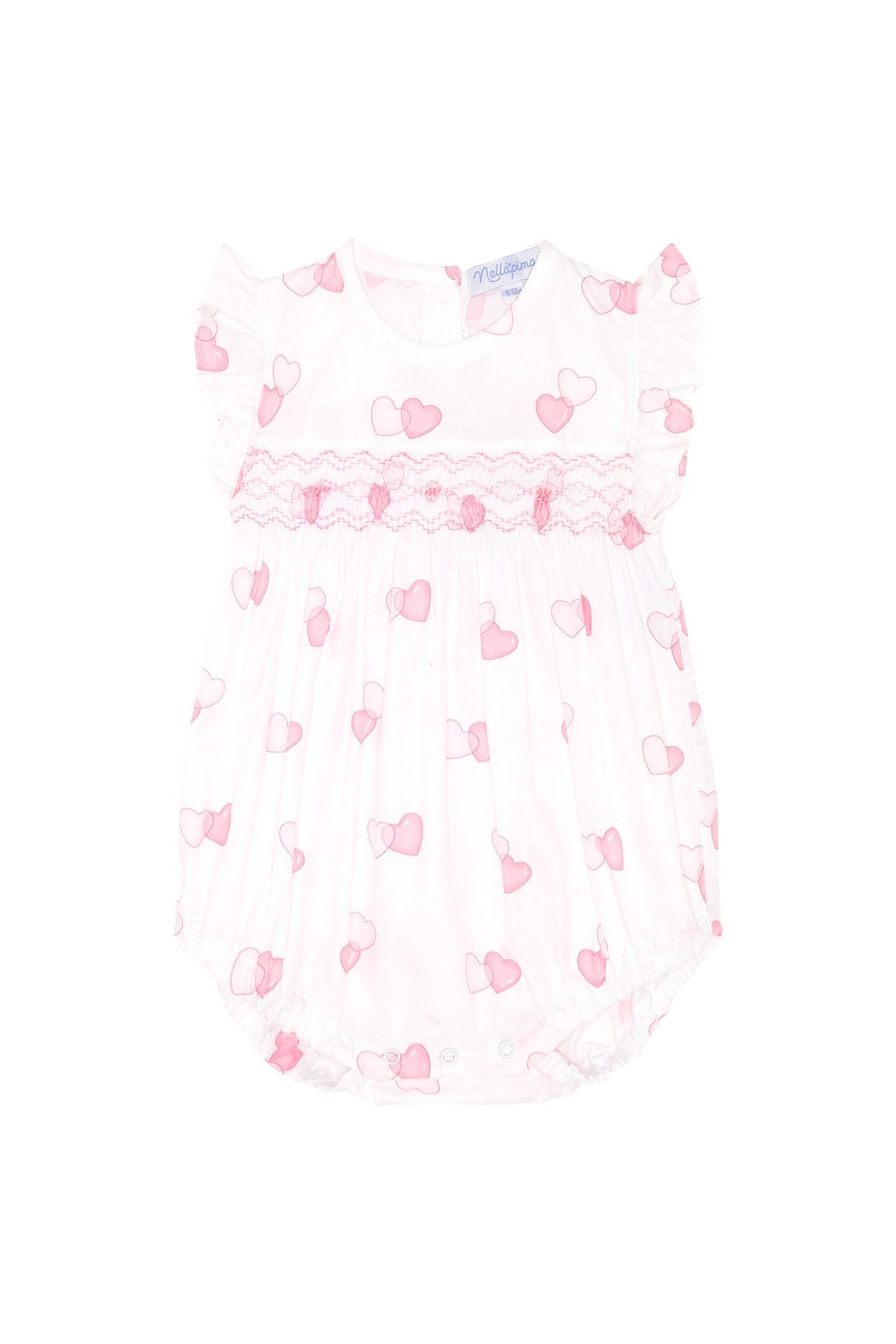 Sweetheart Woven Smocked Bubble