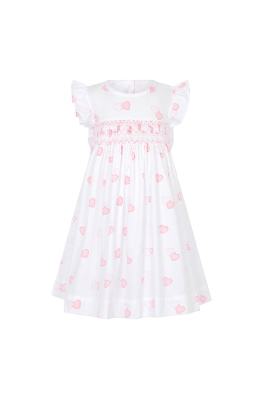 Sweetheart Woven Smocked Dress